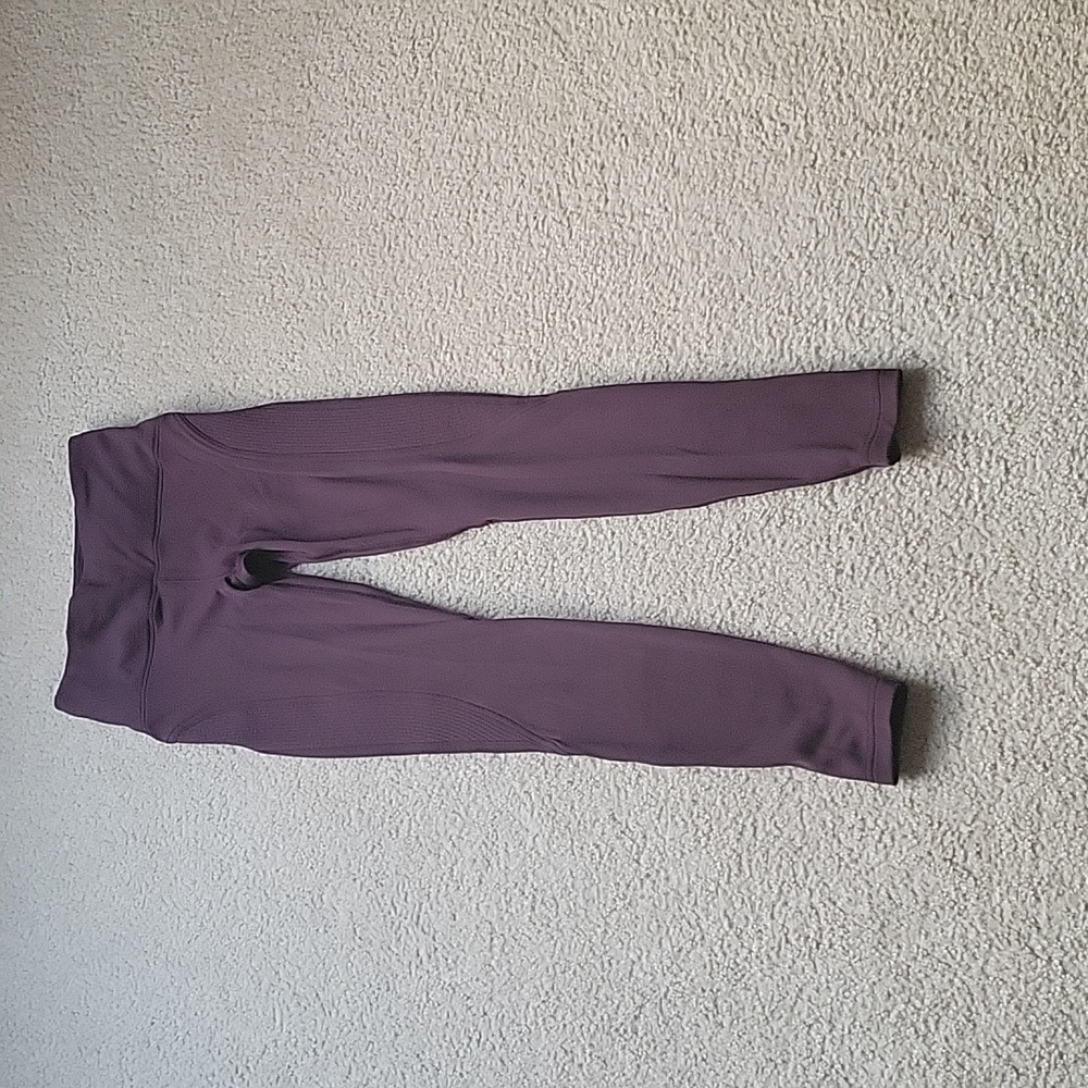 Lululemon purple dark mauve leggings Size 4